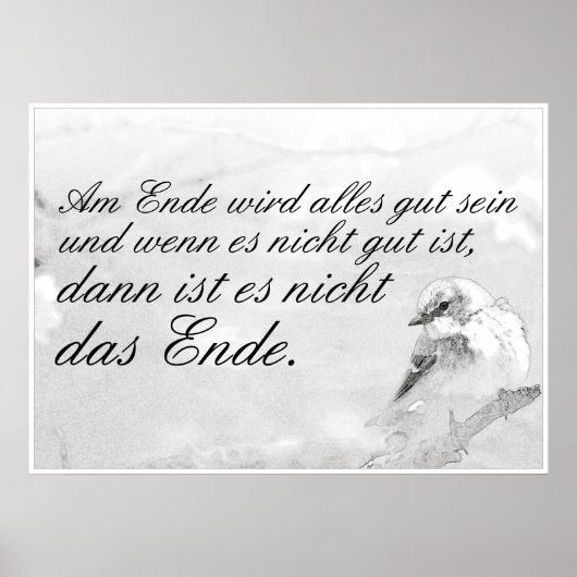 Am Ende wird alles gut sein Poster (Voorkant)