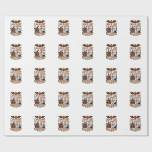 Am Love Halloween Geheime Huis Skelet Pompoen_1 Cadeaupapier
