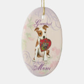 Am Personeel Hart Mam Keramisch Ornament (Rechts)