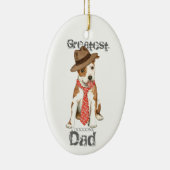 Am Personeel Papa Keramisch Ornament (Rechts)