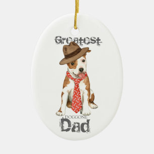 Am Personeel Papa Keramisch Ornament