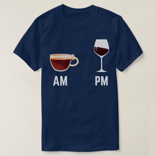 Am pm t-shirt (Design voorkant)