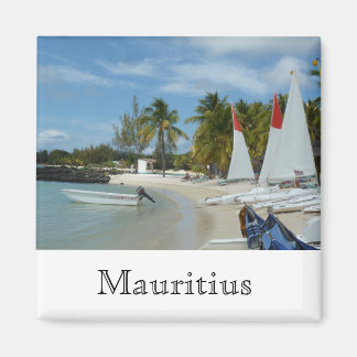 Am Strand von Mauritius Magneet