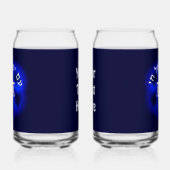 Am Yisrael Chai Blikvorm Glas (Links)