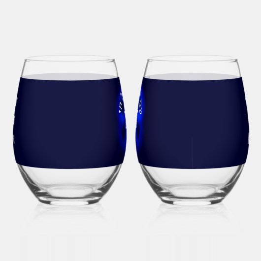 Am Yisrael Chai Wijnglas Zonder Voet (Rechts)