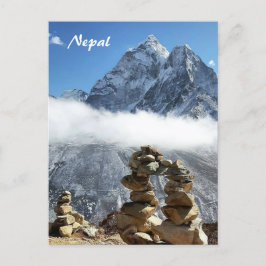 Ama Dablam, Sagarmatha, Everest trek / Nepal Briefkaart