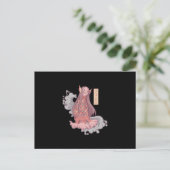 Amabie japanese zeemeermaid briefkaart (Staand voorkant)