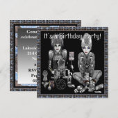 Amadon Verjaardag Uitnodigen Kaart (Voorkant / Achterkant)