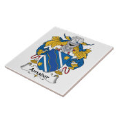 Amador Family Crest Tegeltje (Zijkant)