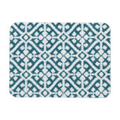Amadora Blue Pattern Magneet (Horizontaal)