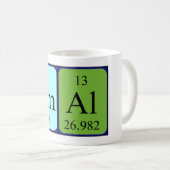 Amal nom de table périodique mug (Devant droit)