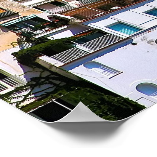 Amalfi Architecture Poster (Hoek)