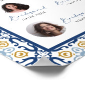 Amalfi Blue Tile ontmoet de Bridesmaids Bride Show Poster (Hoek)