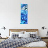 Amalfi Blues Canvas Afdruk (Insitu (Slaapkamer))