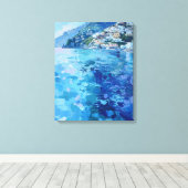 Amalfi Blues Canvas Afdruk (Insitu (Houten vloer))