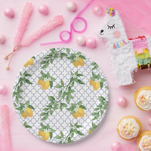 Amalfi Citroen Papierbord Papieren Bordje (Feest)