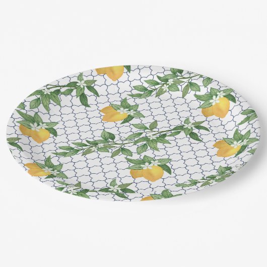 Amalfi Citroen Papierbord Papieren Bordje (Gekanteld)