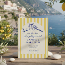 Amalfi Coast Amore Citroenstreep Bruiloft