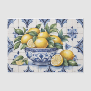 Amalfi Coast Bowl van citroenen Tissuepapier