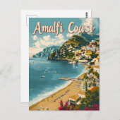 Amalfi Coast Briefkaart (Voorkant / Achterkant)