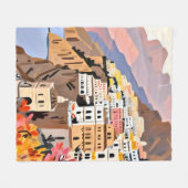 Amalfi Coast Fleece Deken (Voorkant (Horizontaal))