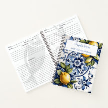 Amalfi Coast Italian Blue Tegels Citroen kookboek