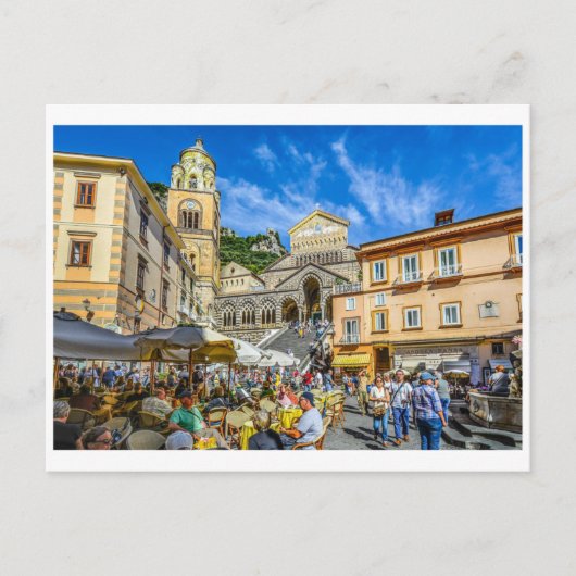 Amalfi Coast, Italië briefkaart (Voorkant)