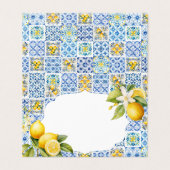Amalfi Coast Italie Carte Place Décor Table (Outside Unfolded)