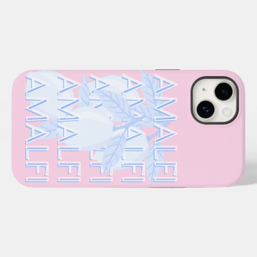 Amalfi Coast, Italië, Reiskunst, Preppy Case-Mate iPhone Case (Achterkant (horizontaal))