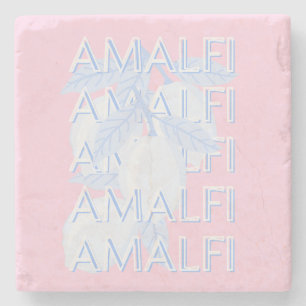 Amalfi Coast, Italië, Reiskunst, Preppy Stenen Onderzetter