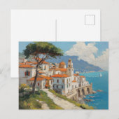 Amalfi Coast Italy Briefkaart (Voorkant / Achterkant)