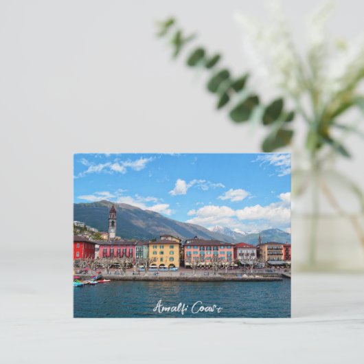 Amalfi Coast Italy Briefkaart (Staand voorkant)