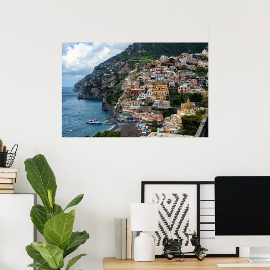Amalfi Coast Italy Poster (Thuiskantoor)