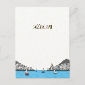 Amalfi Coast Italy Travel Briefkaart
