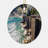 Amalfi Coast Keramisch Ornament (Links)