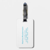 Amalfi Coast Lemon Italië Costa d'Amalfi Bagagelabel (Achterkant verticaal)