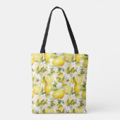 Amalfi Coast Lemon Pattern Draagtas (Achterkant)