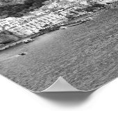 Amalfi Coast Monochromatic Poster (Hoek)