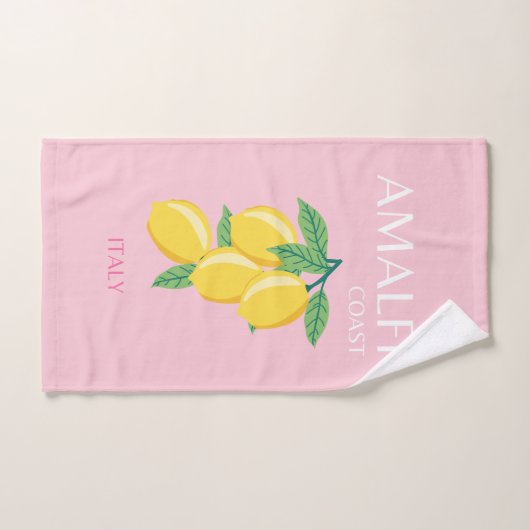 Amalfi Coast, Preppy Room, Roze Bad Handdoek (Handdoek)