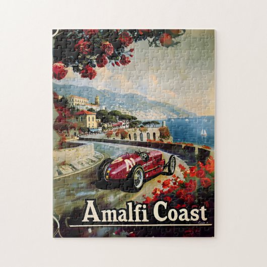 Amalfi Coast  raceauto Legpuzzel (Verticaal)