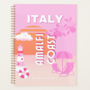 Amalfi Coast, Reiskunst, Preppy Travel, Roze Planner