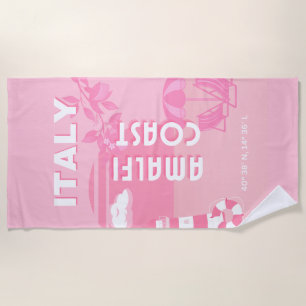 Amalfi Coast, Reiskunst, Roze Strandlaken