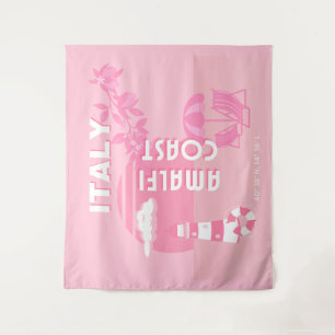 Amalfi Coast, Reiskunst, Roze Wandkleed
