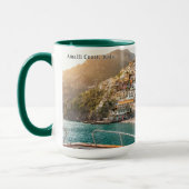 Amalfi Coast Sunset Personalized Mug (Gauche)