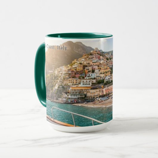 Amalfi Coast Sunset Personalized Mug (Devant gauche)