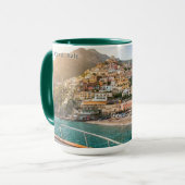 Amalfi Coast Sunset Personalized Mug Mok (Voorkant links)