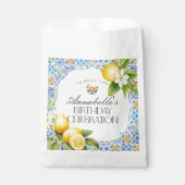 Amalfi Coast Toscaanse Verjaardagsfeestje Dessert Bedankzakje (Voorkant)