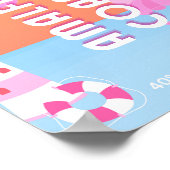 Amalfi Coast Travel Kunst, Preppy Travel, Roze Poster (Hoek)