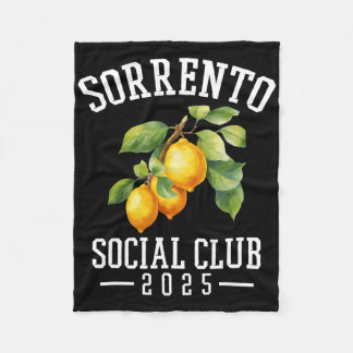 Amalfi Coast Vacation Travel Social Club Amalfi Co Fleece Deken