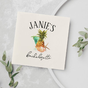 Amalfi Coast vrijgezellenfeest   Beach Bach Party Servet